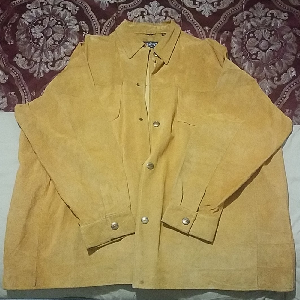 Pelle pelle suede shirt jacket